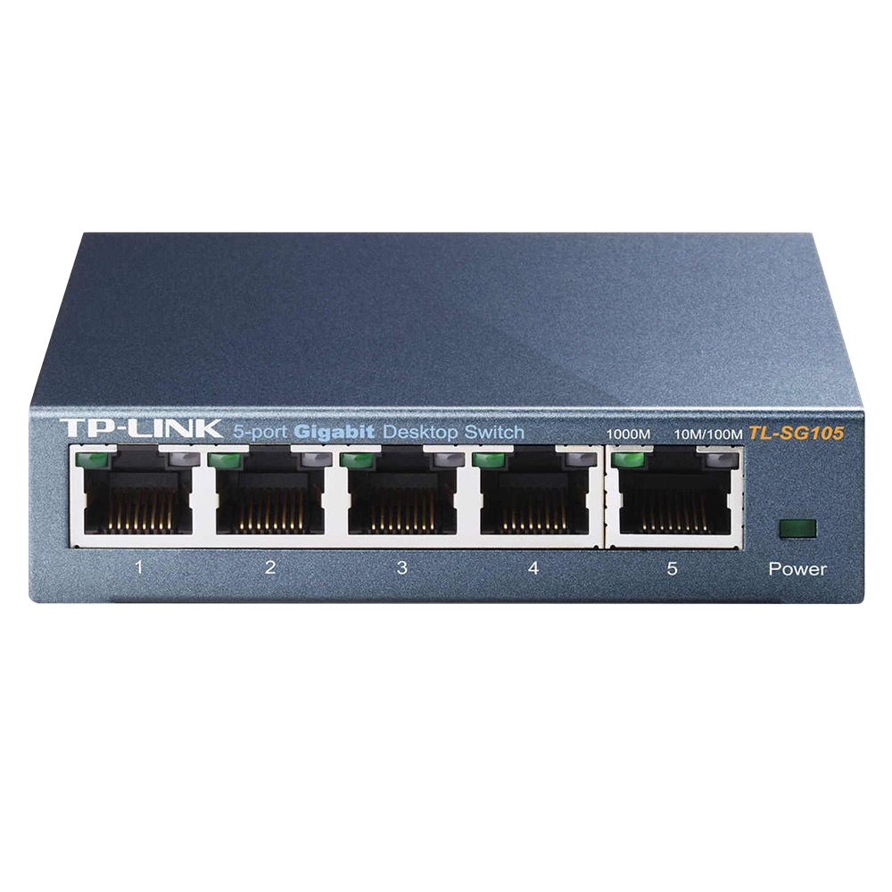 TP-Link  TL-SG105 - Switch Để Bàn 5 Cổng Gigabit - Hàng Chính Hãng